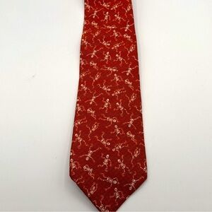 HALLMARK DESIGN COLLECTION  1999 SEASONAL CONCEPTS SILK SKELETON TIE